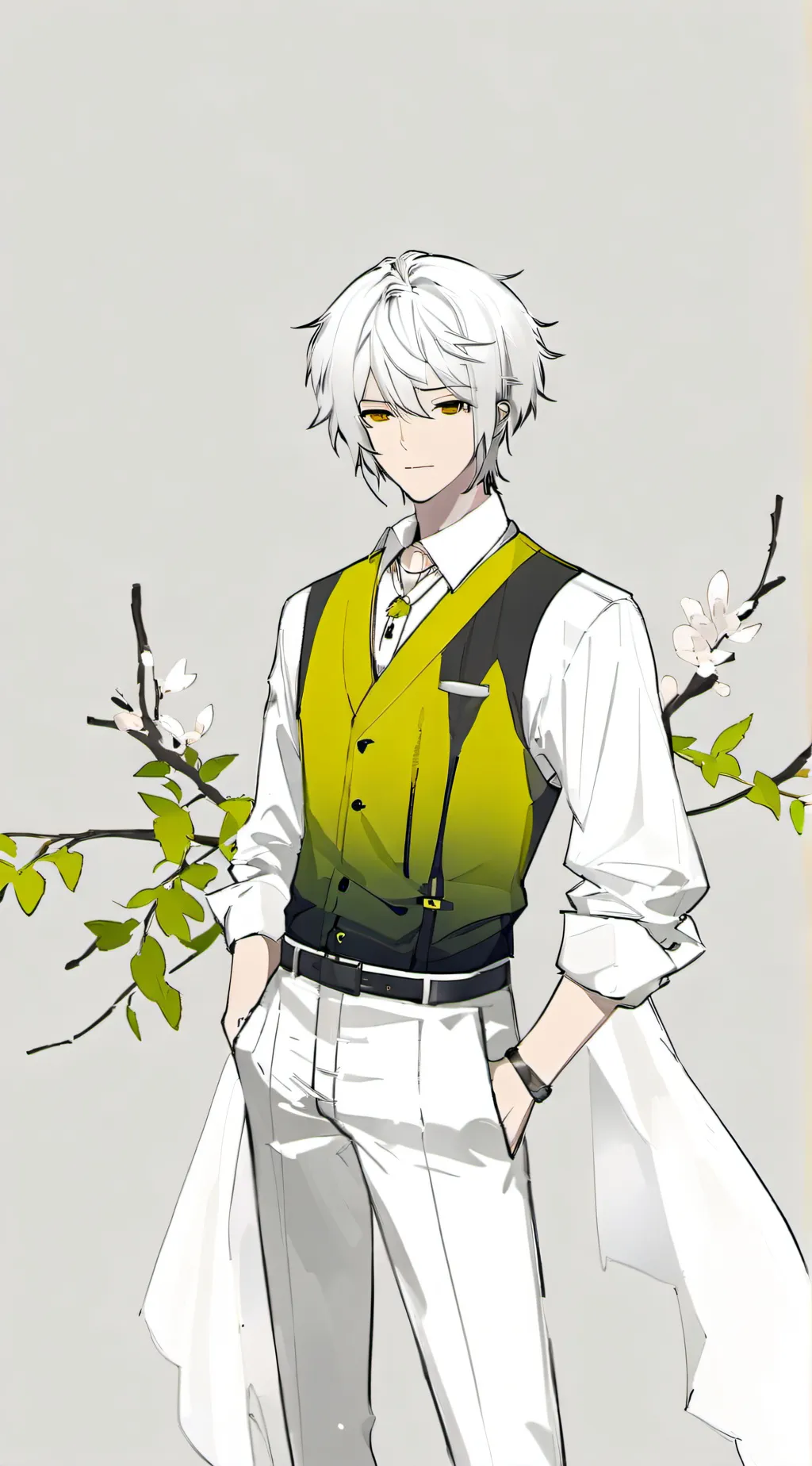 ai character: ash background