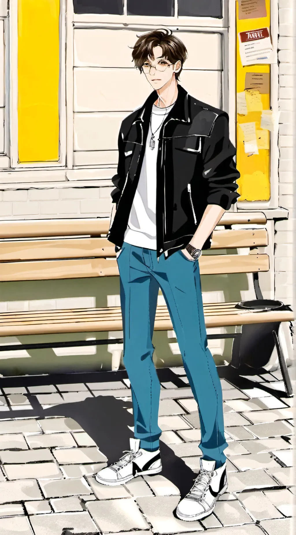 ai character: Alex background