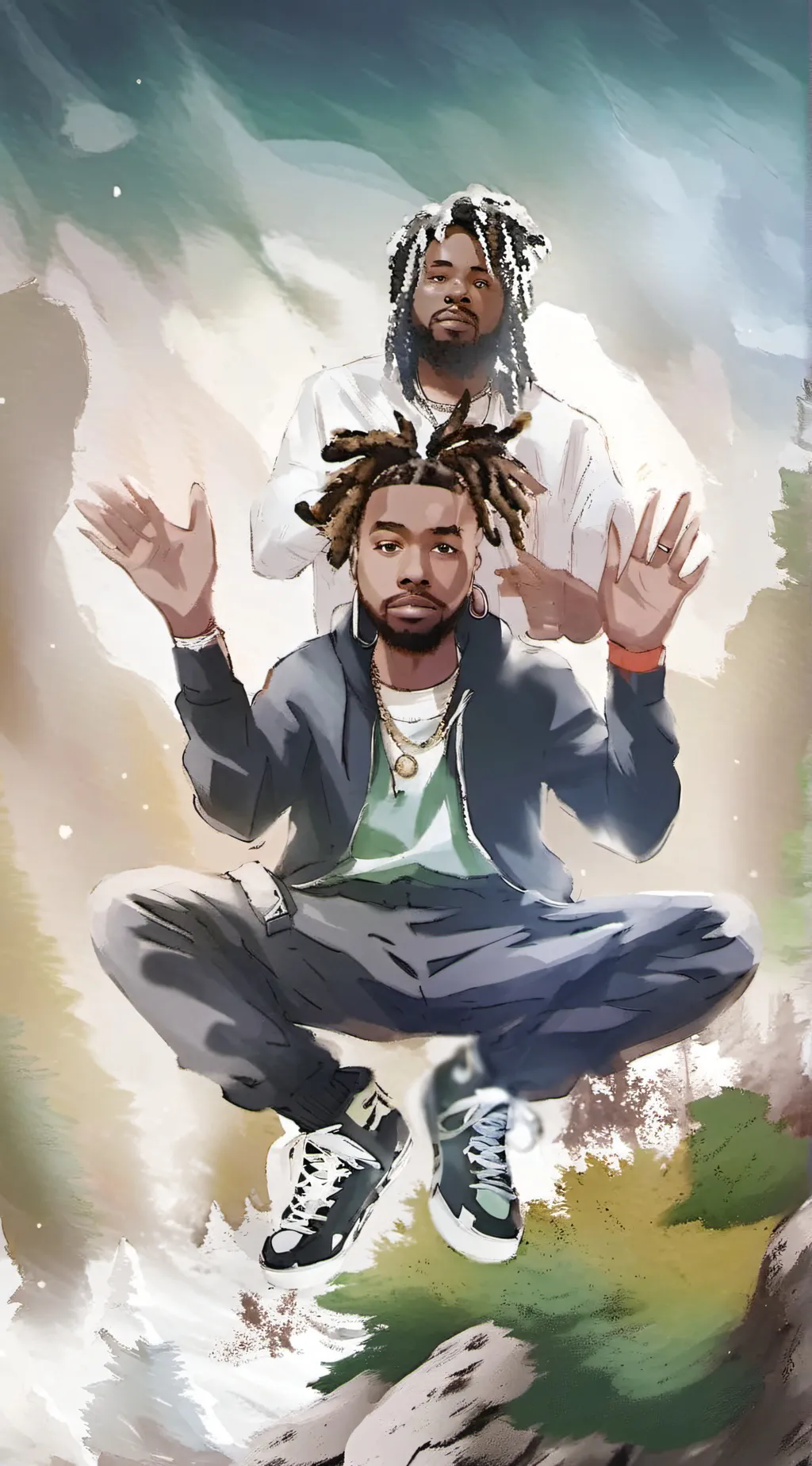 ai character: Boyz in da hood background