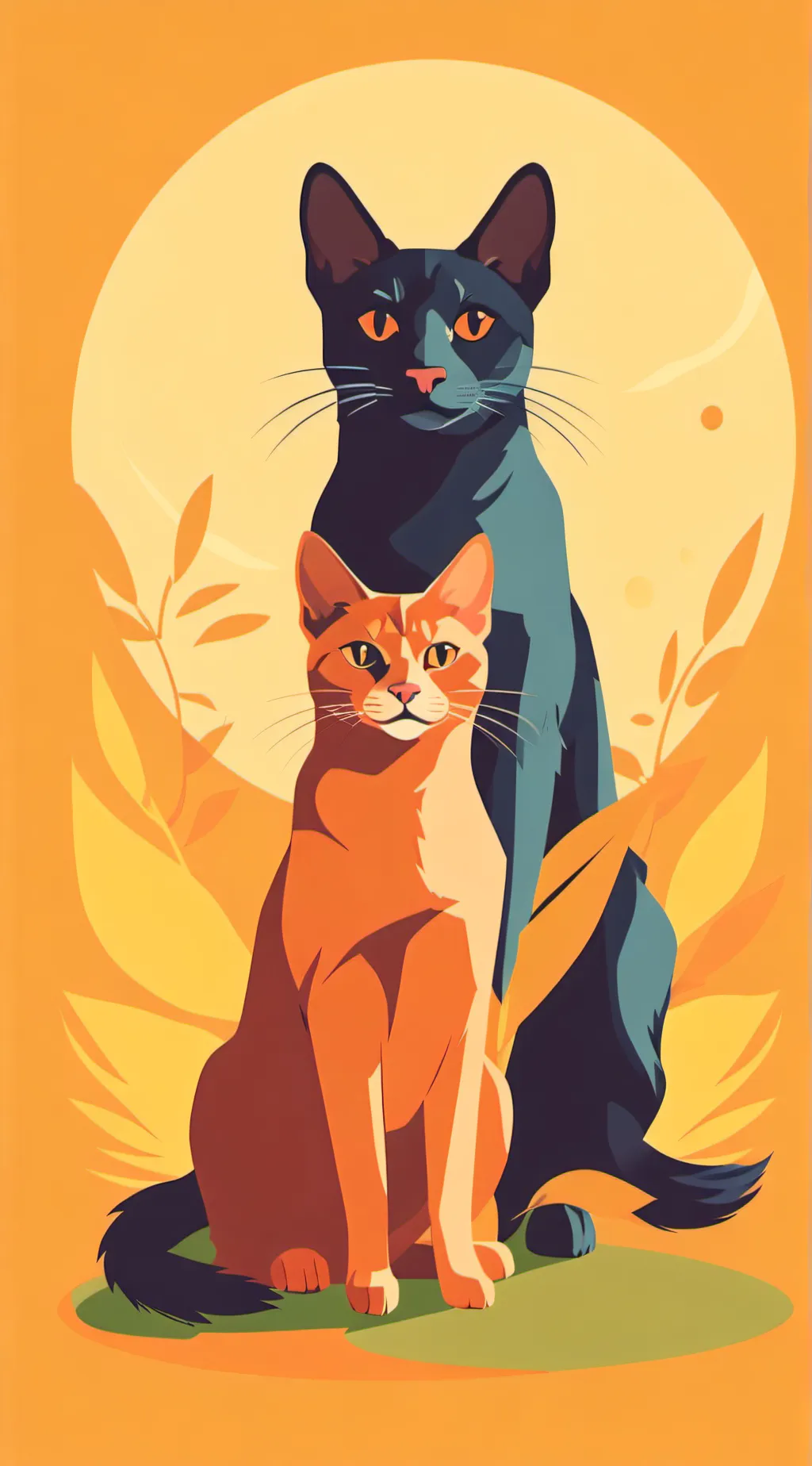 ai character: Frowning critters background