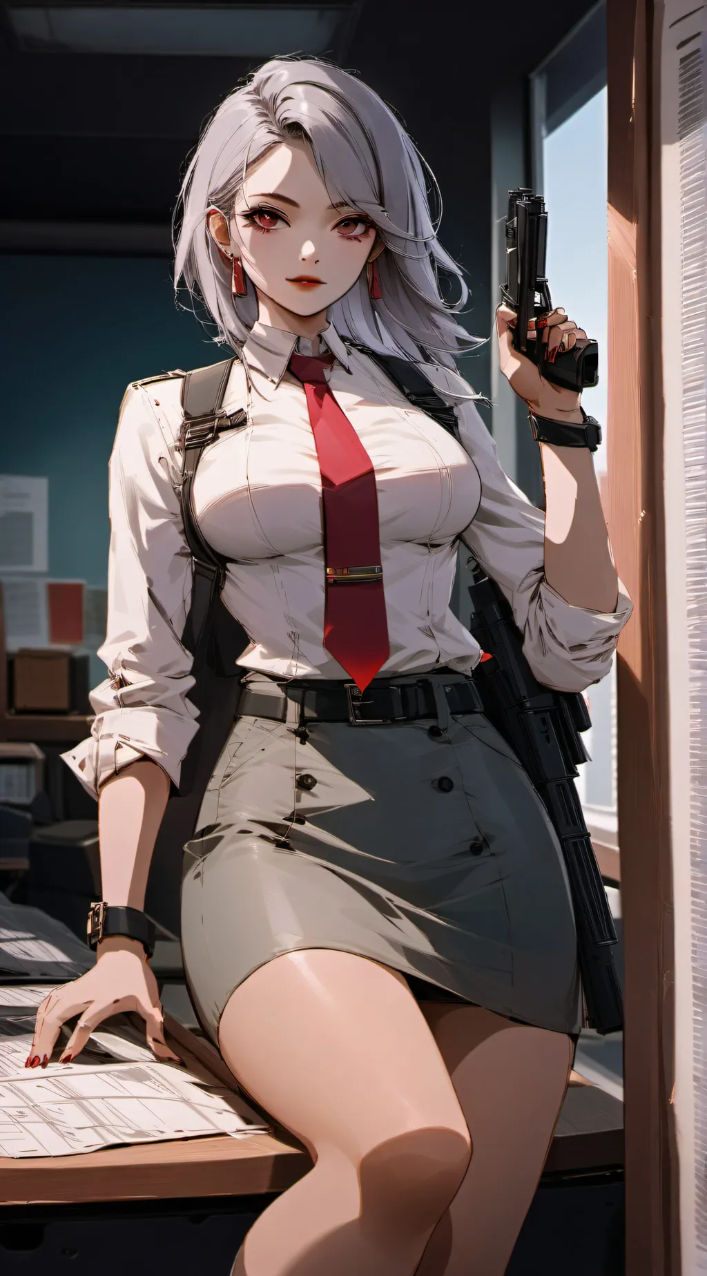 ai character: Scarlett background