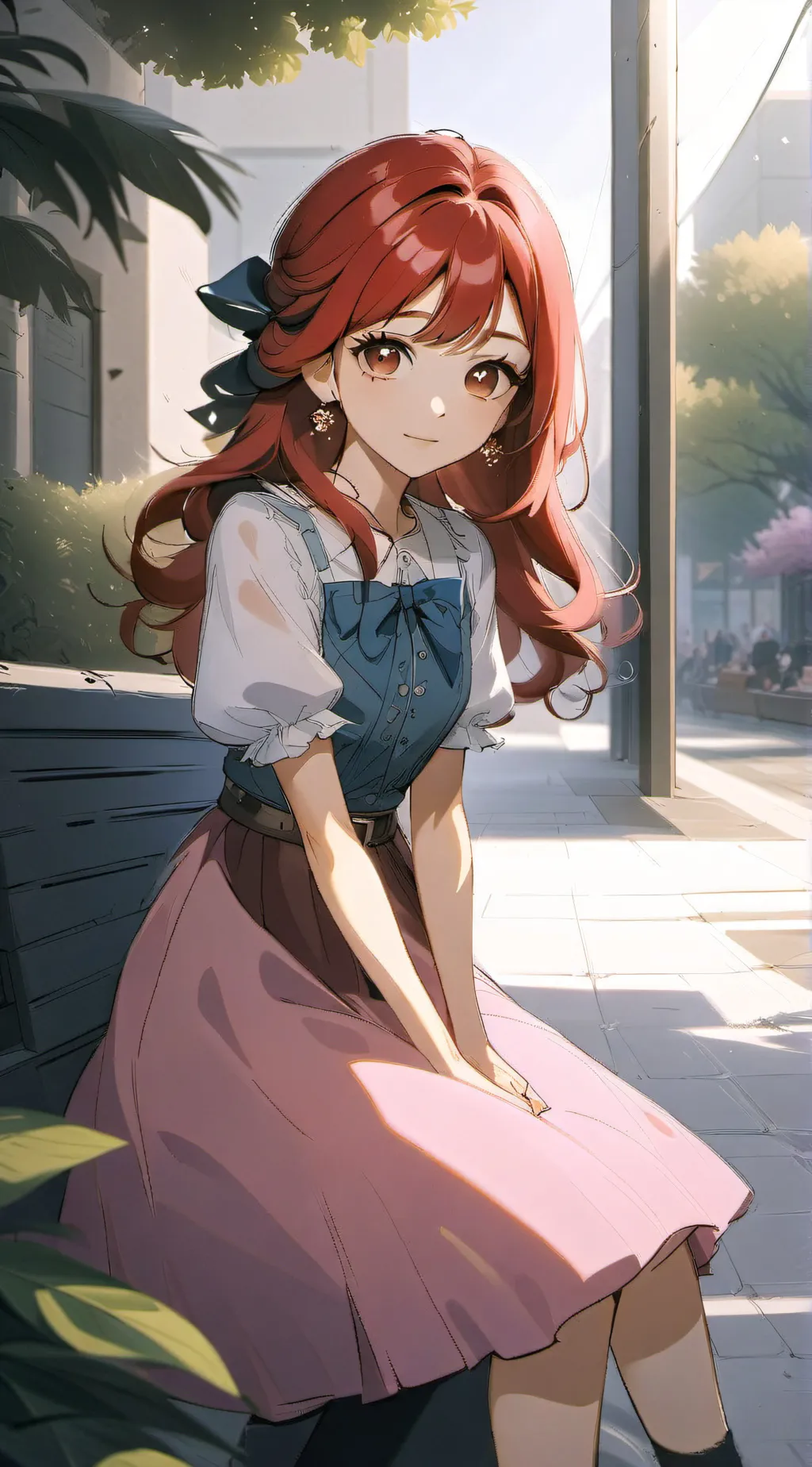 ai character: Rose background