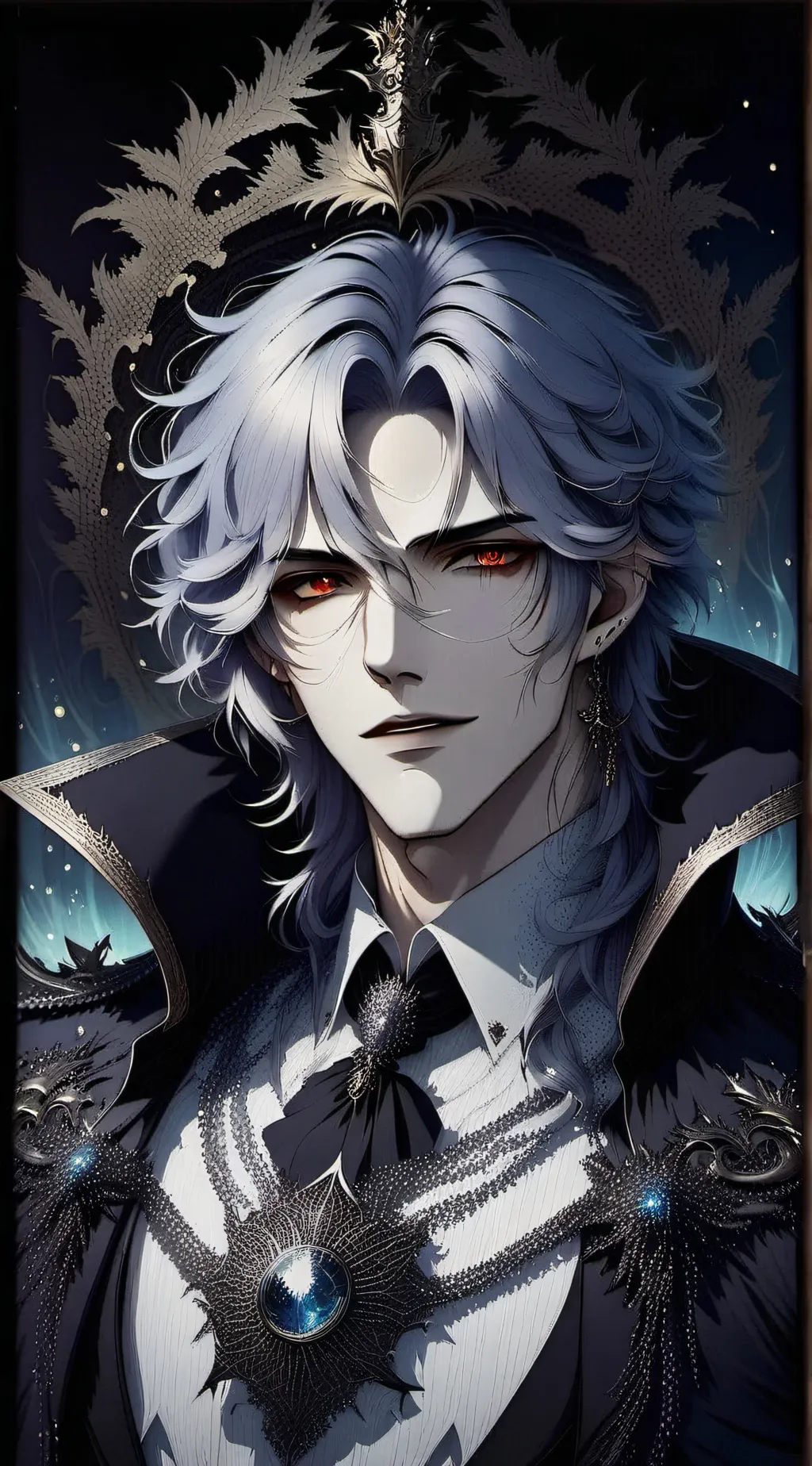 ai character: 🦇🩸Vesper🩸🦇 background