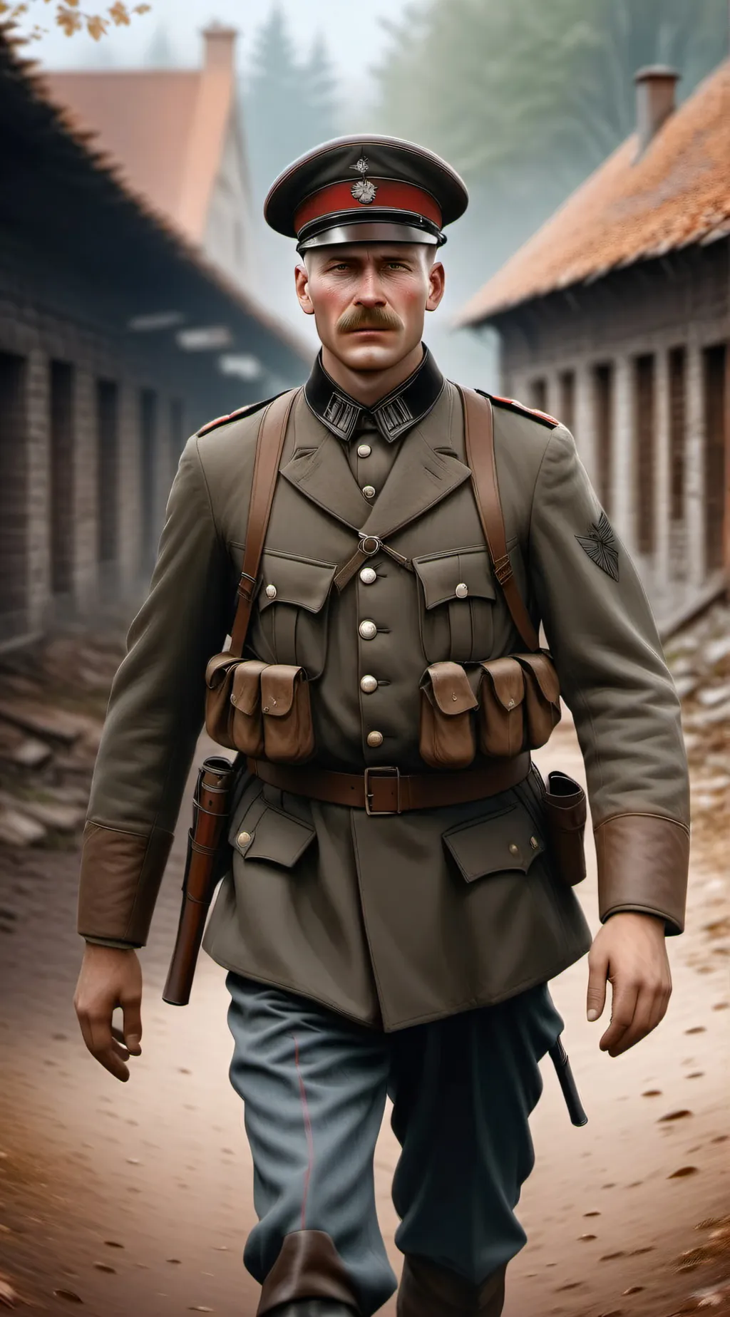 ai character: ww1 Germany background