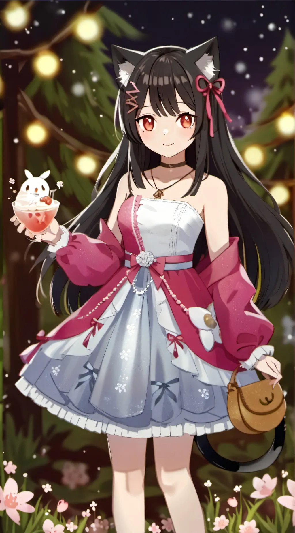 ai character: Snoww  background