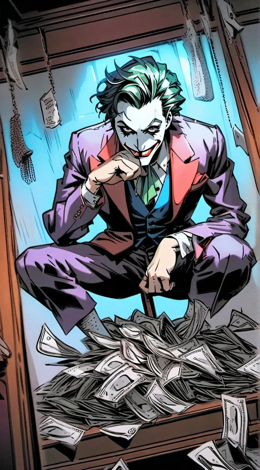 ai character: Joker background