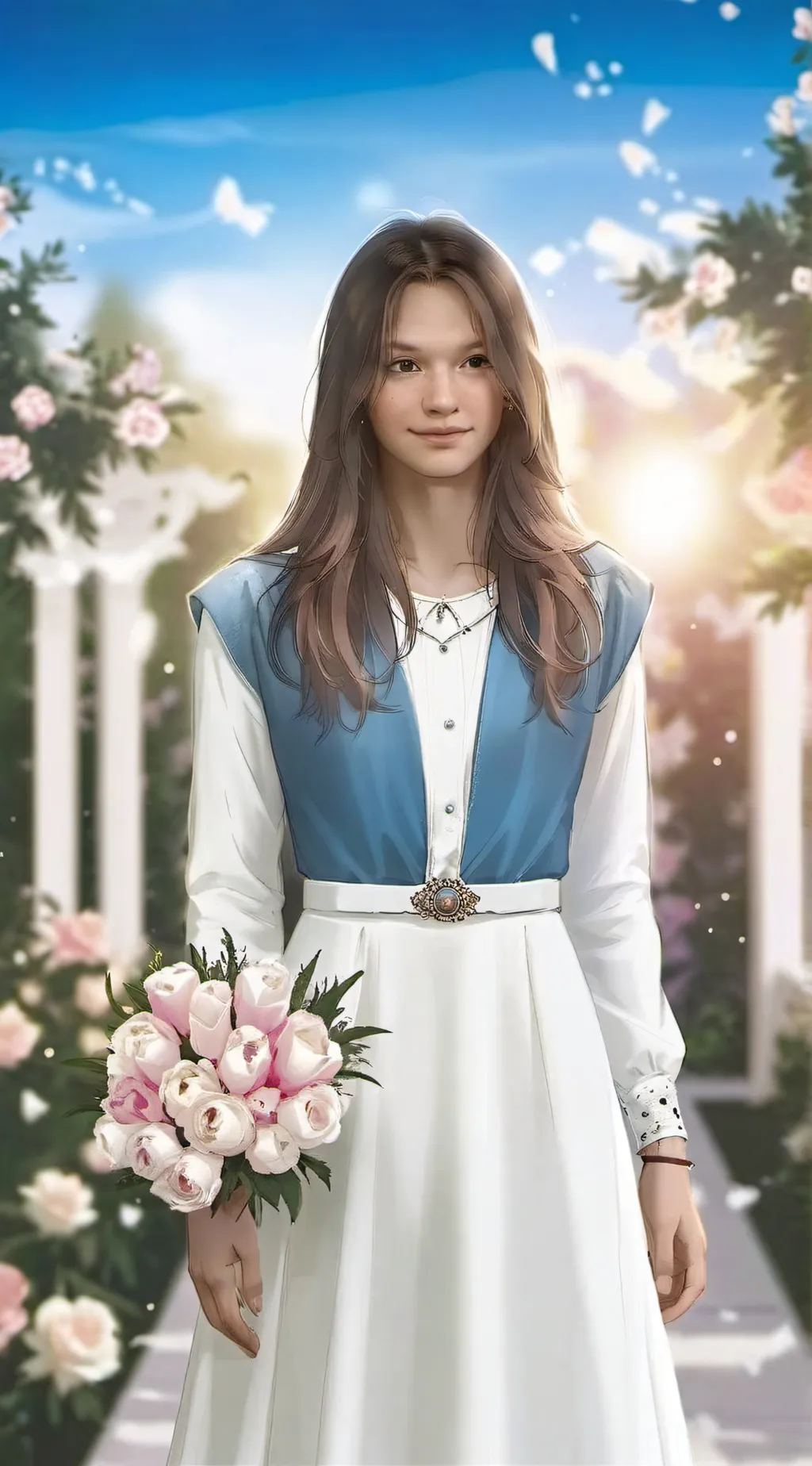 ai character: Luna background