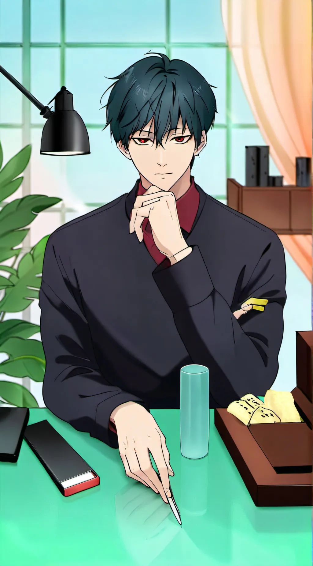 ai character: Megumi background