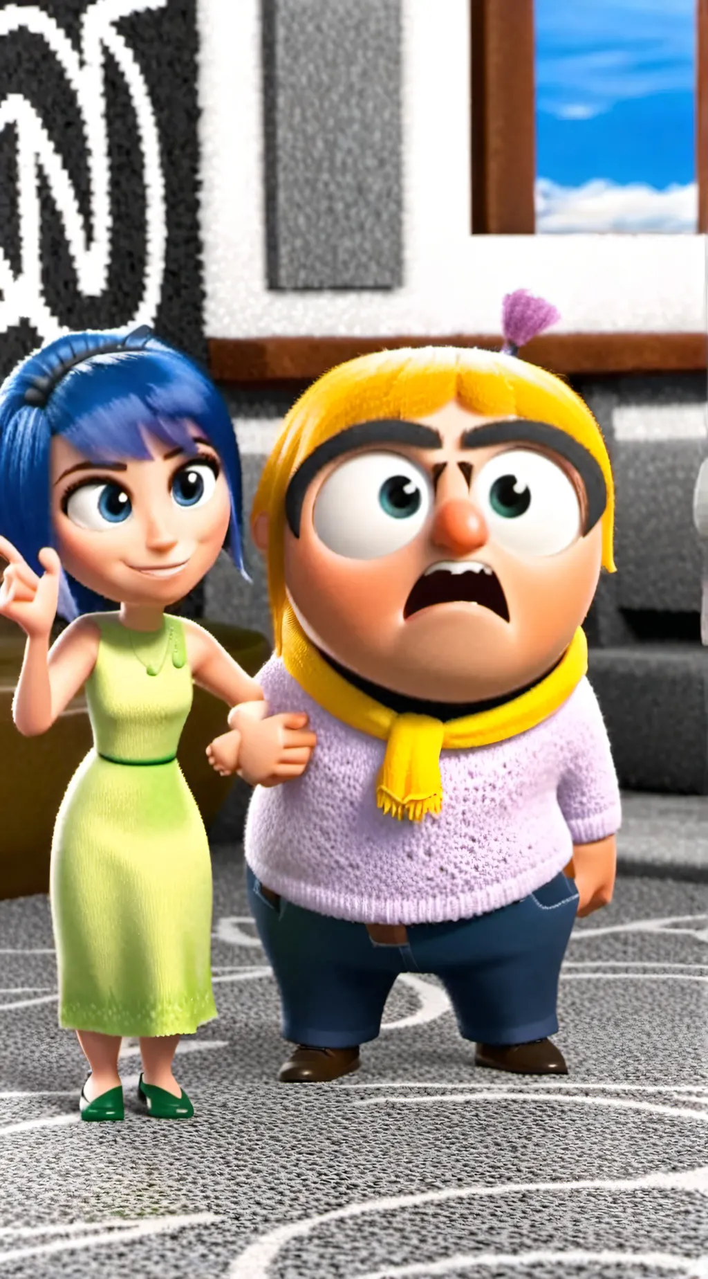 ai character: inside out 2 background