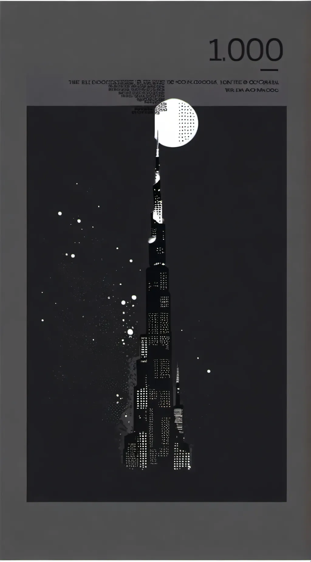 ai character: 1,000! background