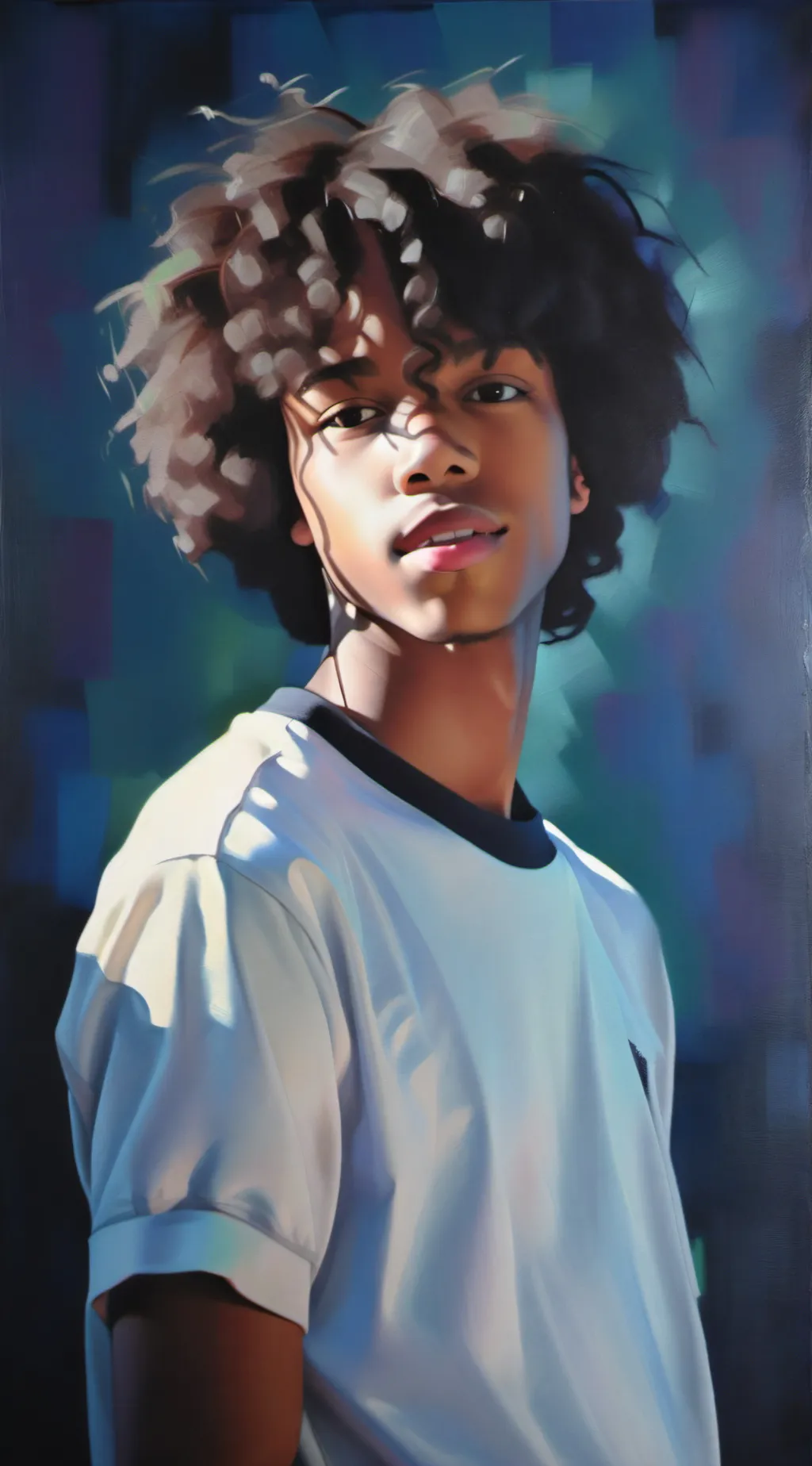 ai character: Alex Jones background