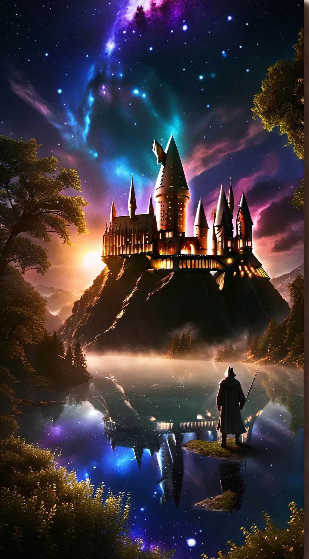 ai character: Hogwarts background