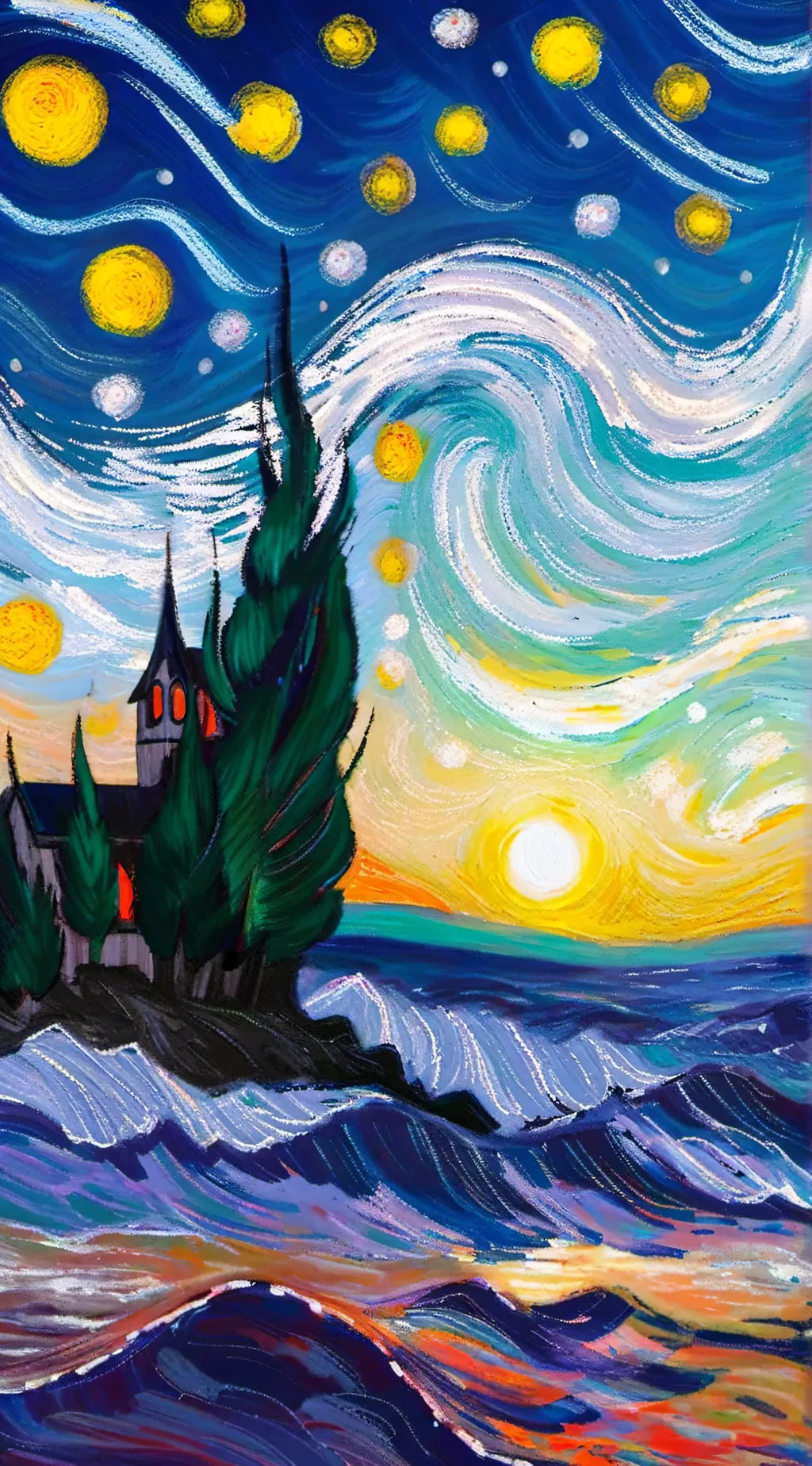 ai character: All of the arrows  background