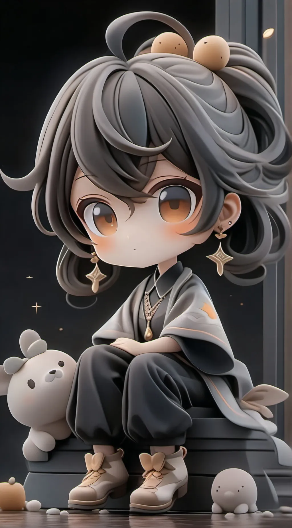 ai character: summer background