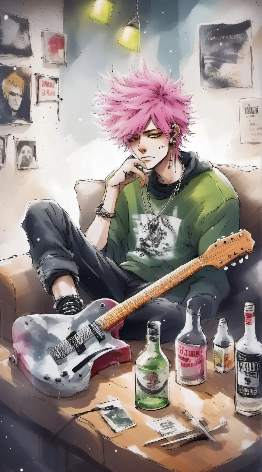 ai character: Derek  background