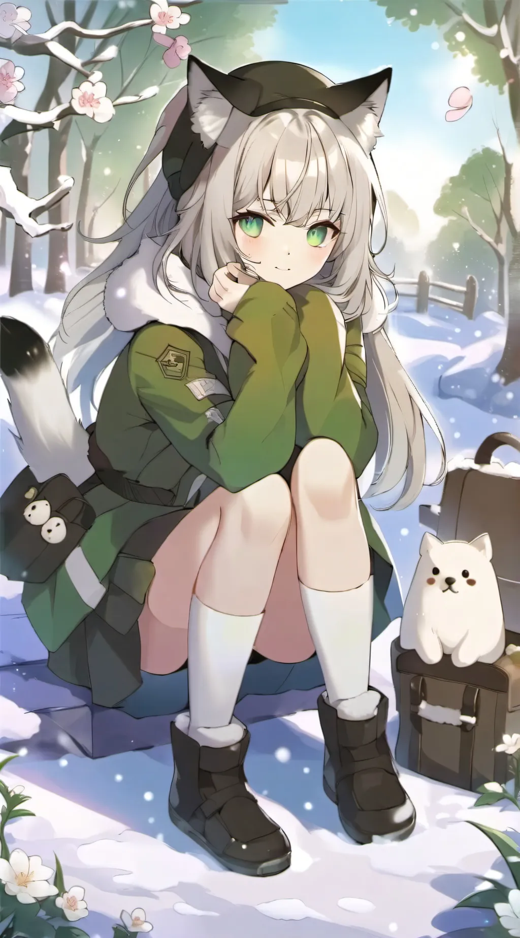 ai character: luna background