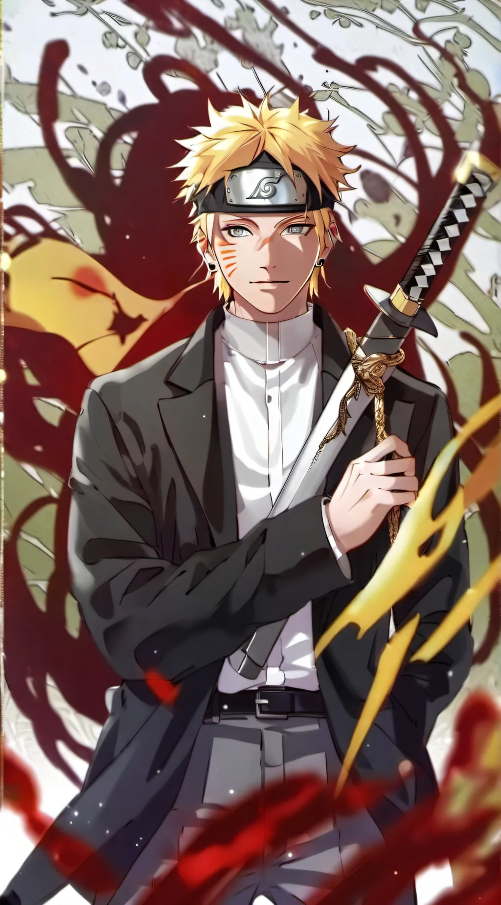 ai character: Minara uzamaki background