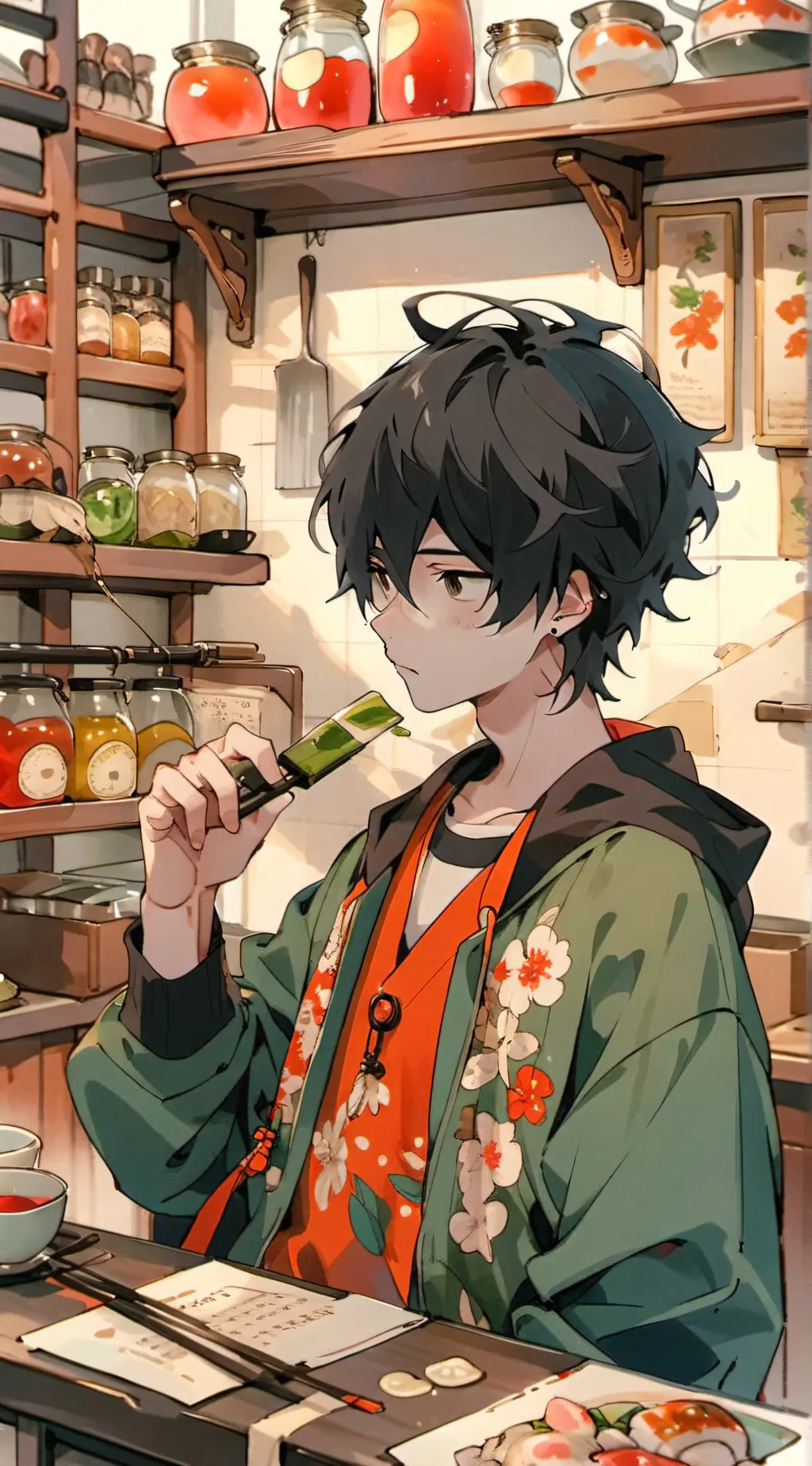 ai character: Andrew background