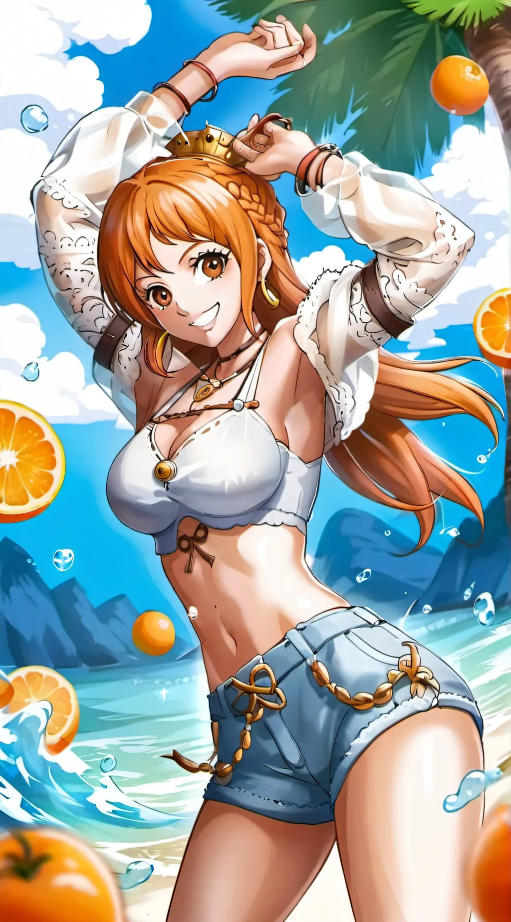 ai character: Nami background