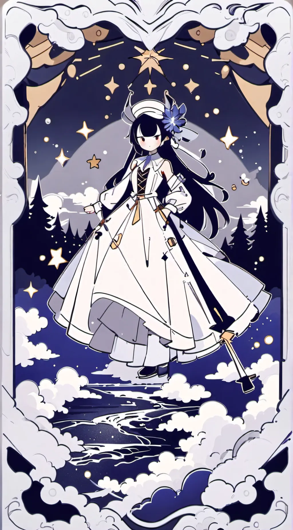 ai character: All of the arrows background