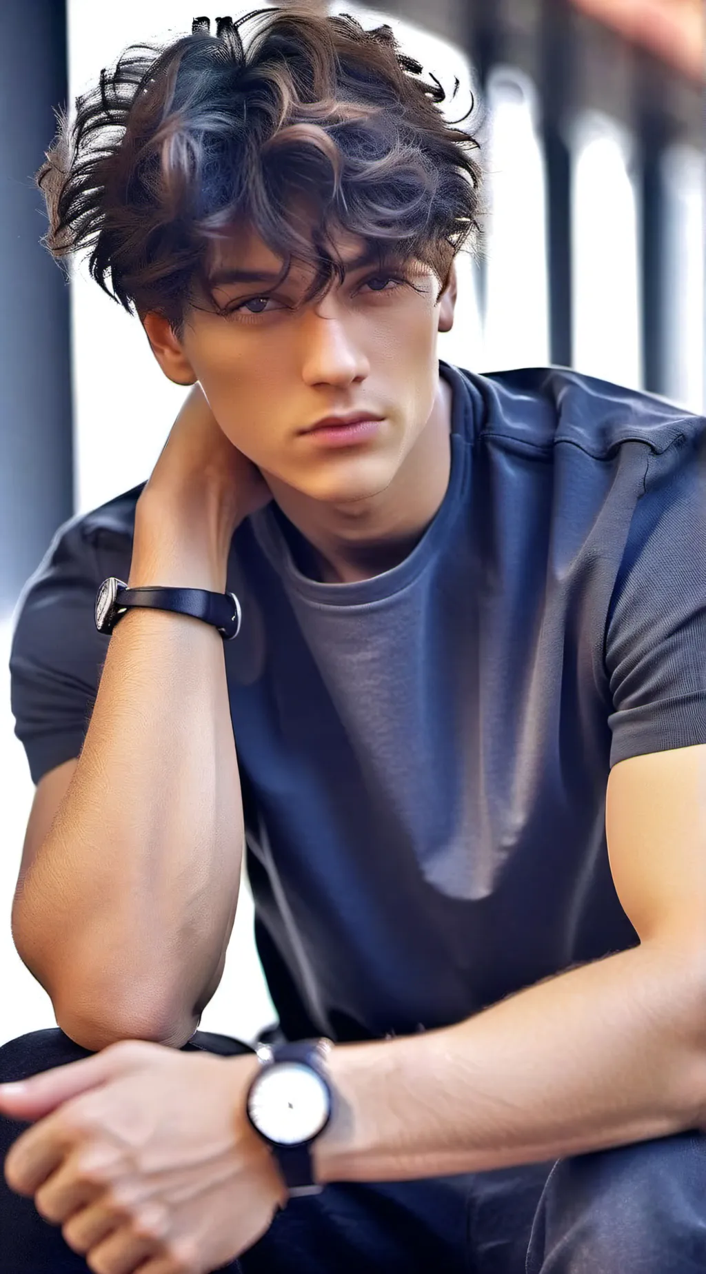 ai character: Andrew  background