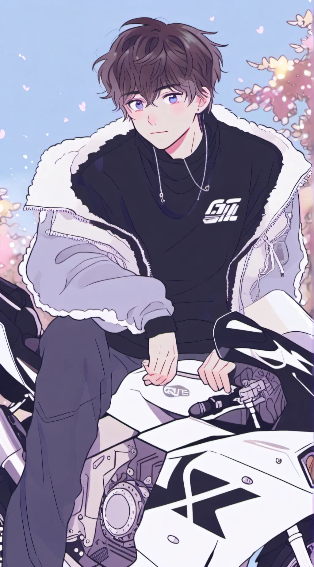 ai character: •Logan• background