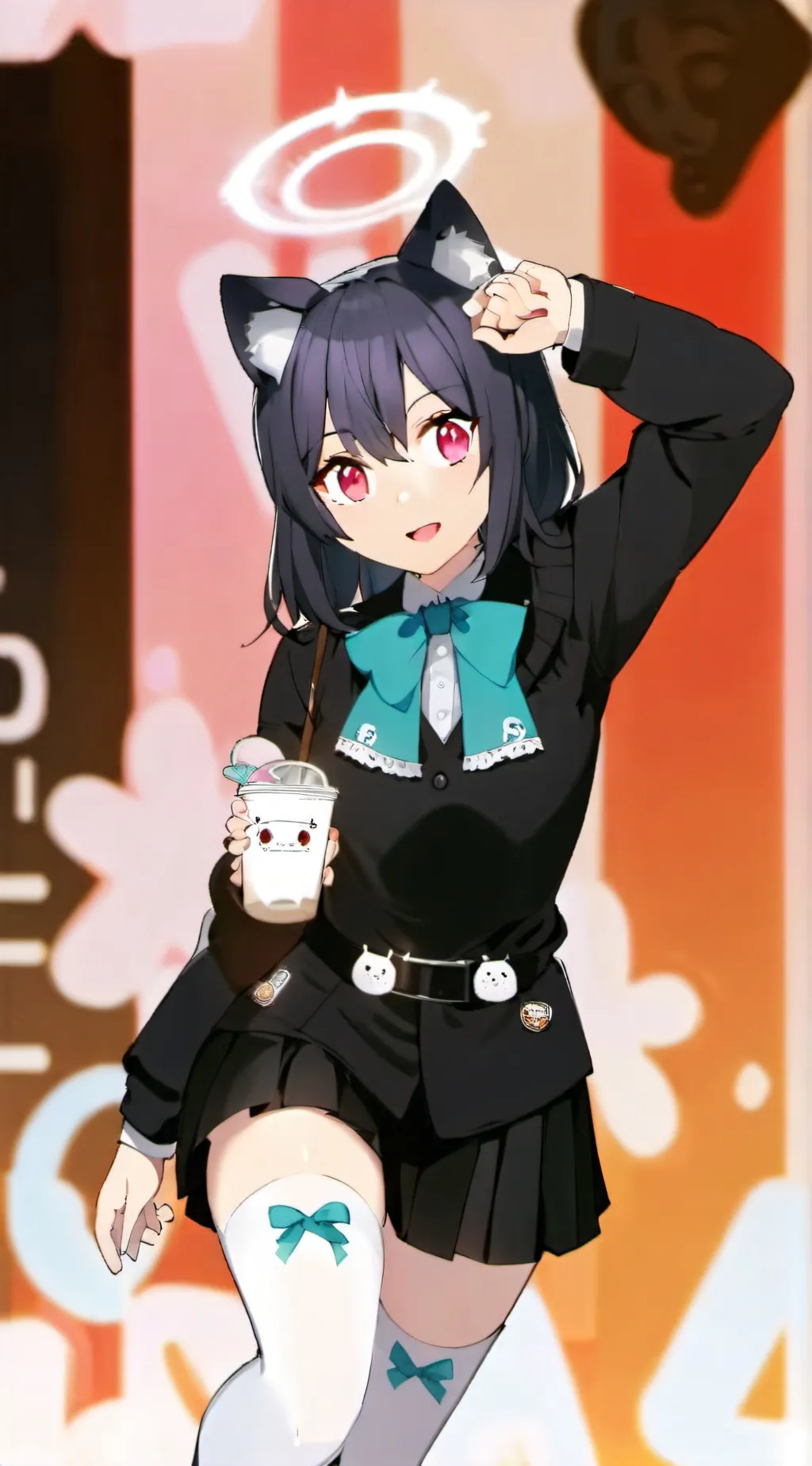 ai character: Serika  background