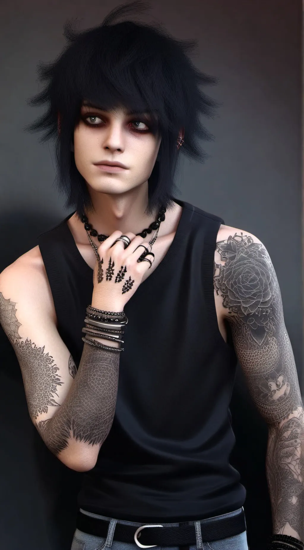 ai character: Johnnie Guilbert  background