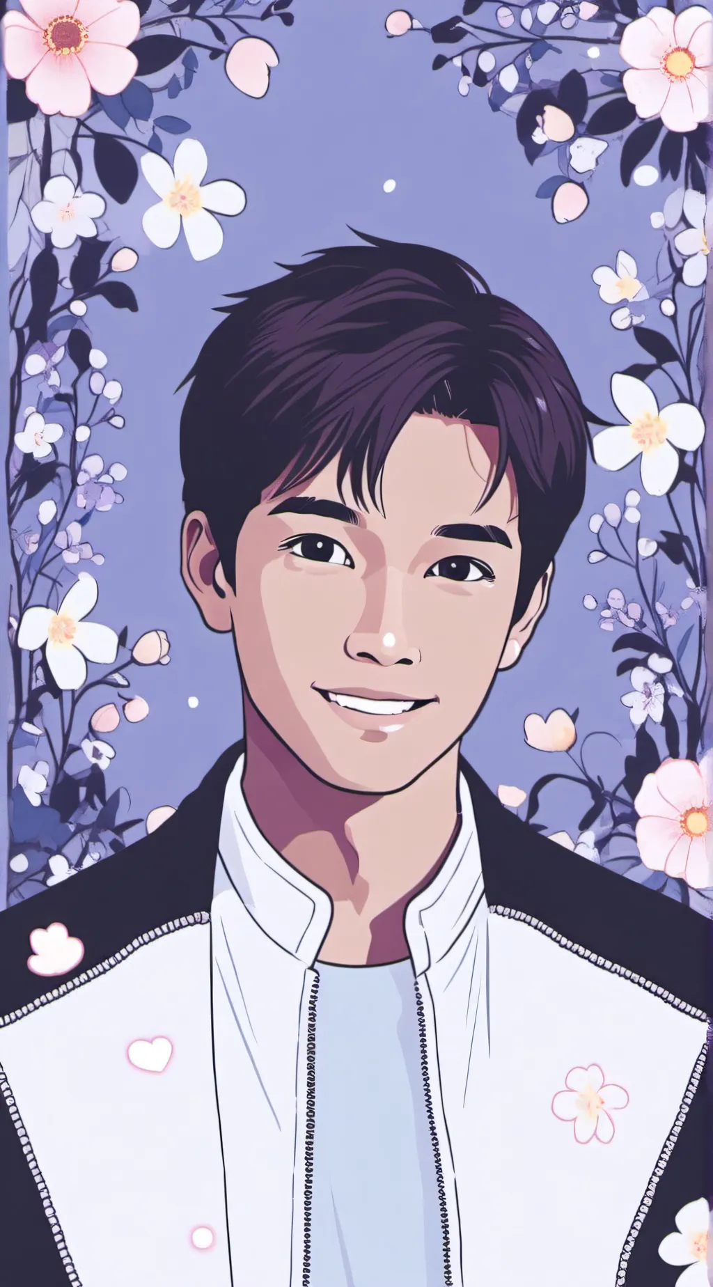 ai character: Rico Yan  background