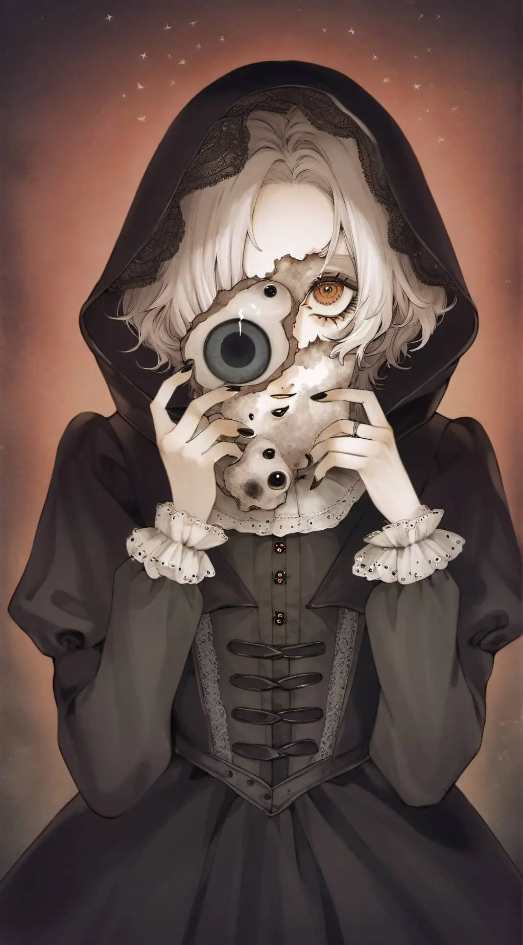 ai character: 小红帽 background