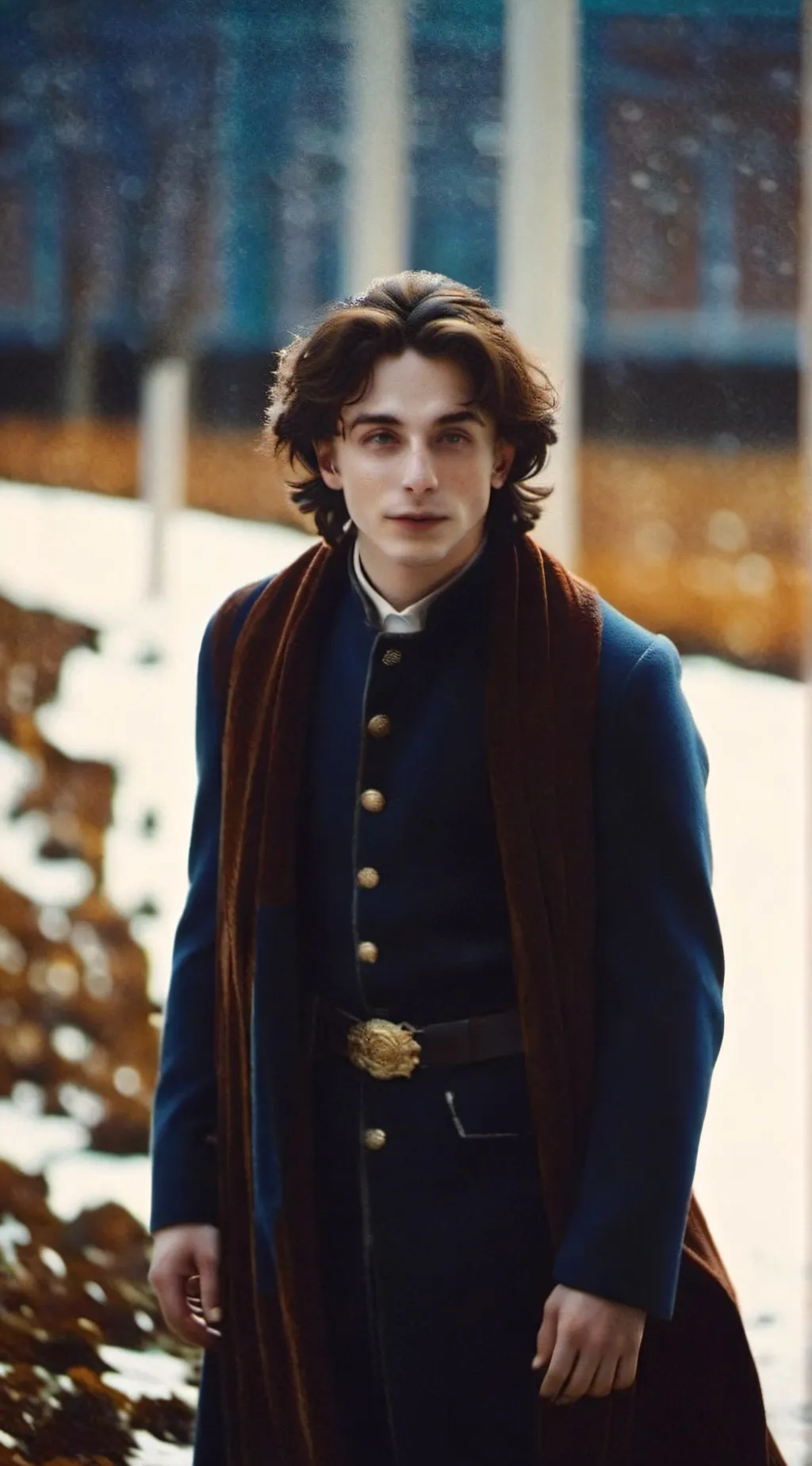 ai character: Regulus black  background