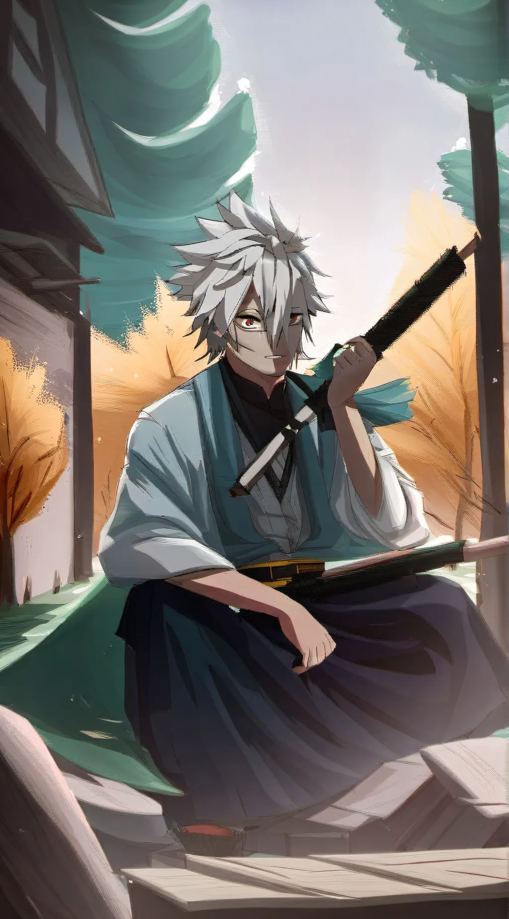 ai character: HS sanemi  background