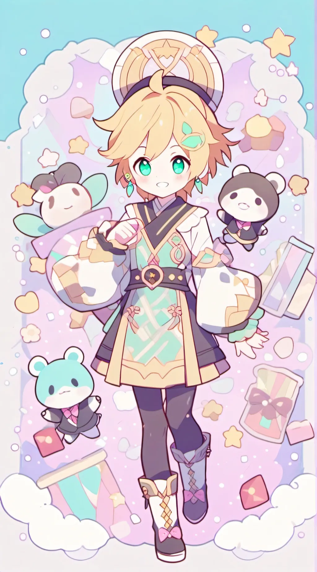 ai character: Len wxs background