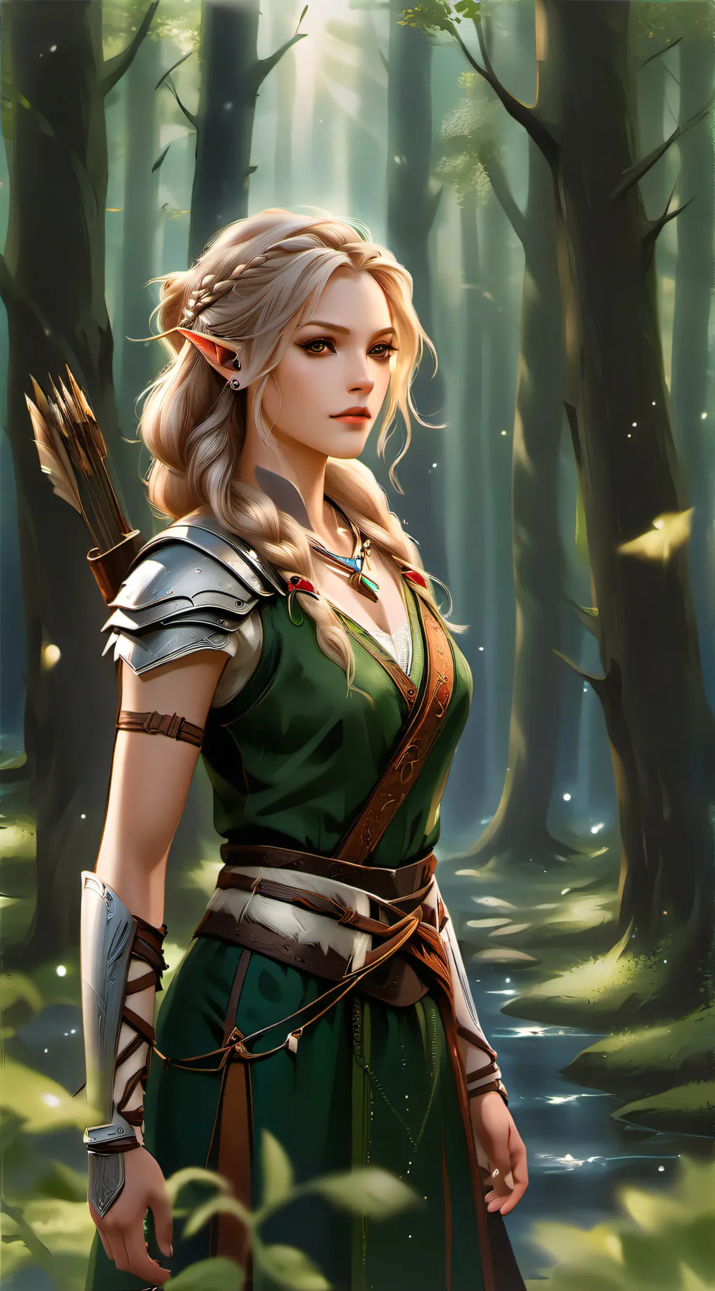 ai character: Gwendolyn  background