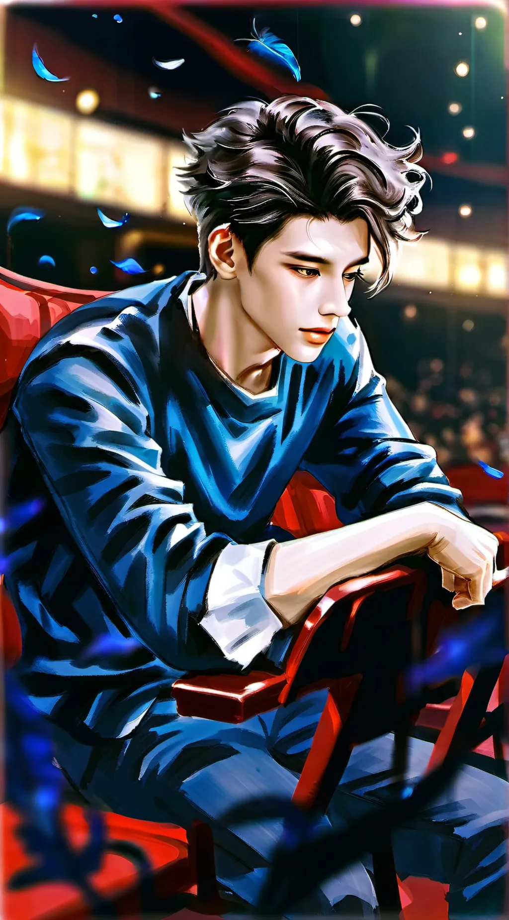 ai character: Max background