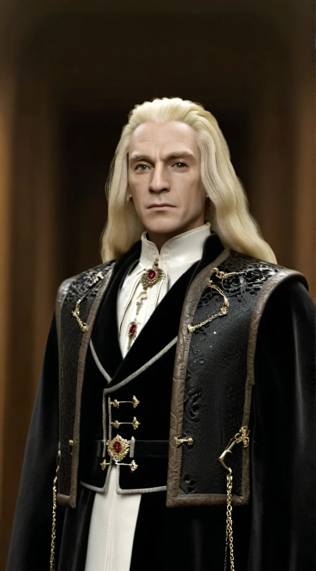 ai character: Lucius Malfoy  background