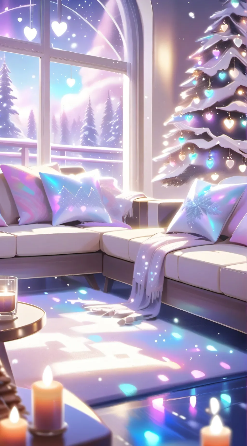 ai character: HH CHRISTMAS background