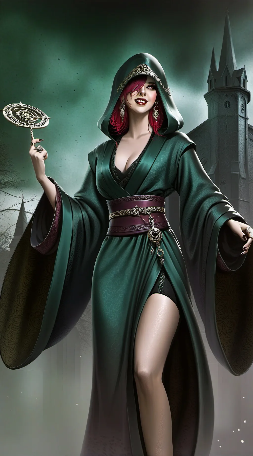 ai character: Ashley  background