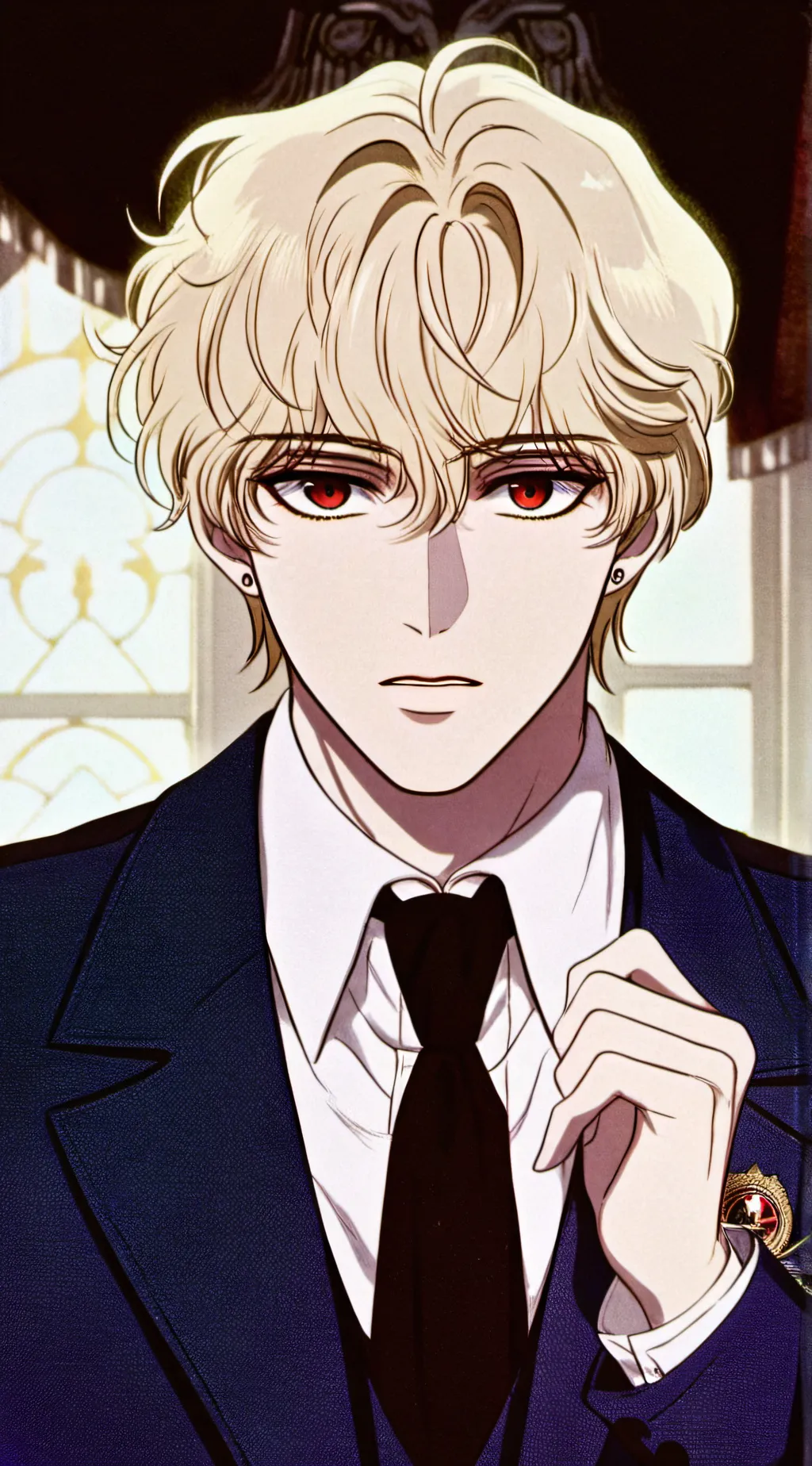 ai character: bakugo  background