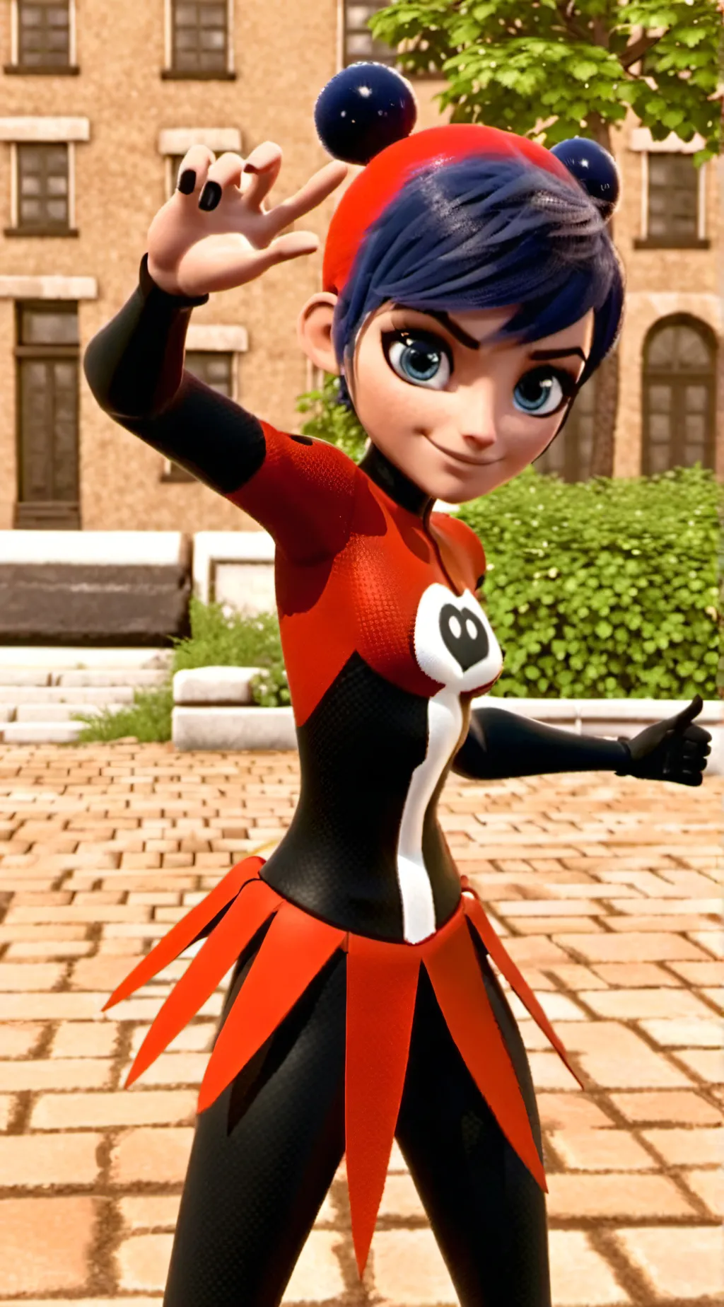 ai character: miraculous ladybug background