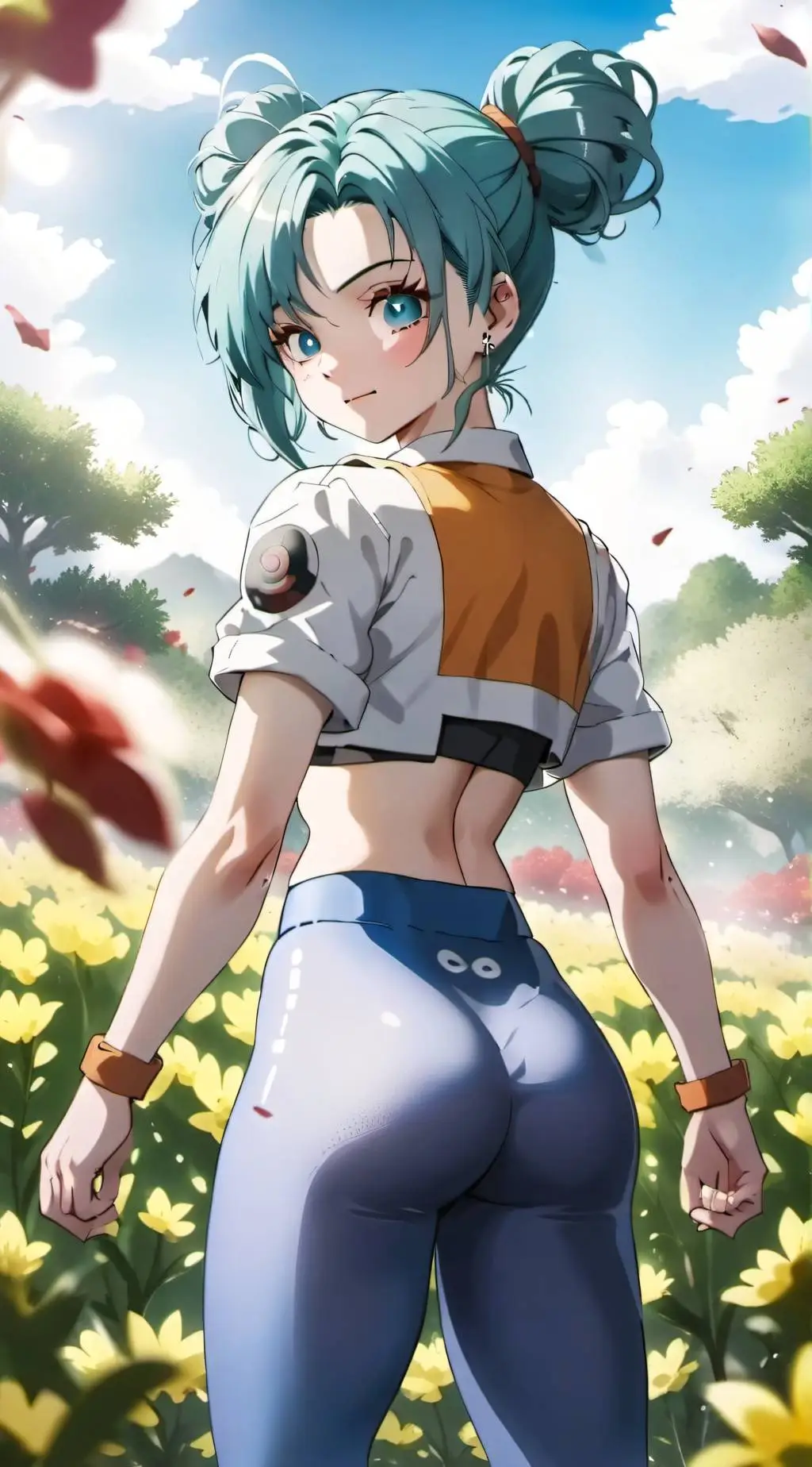 ai character: Bulma background