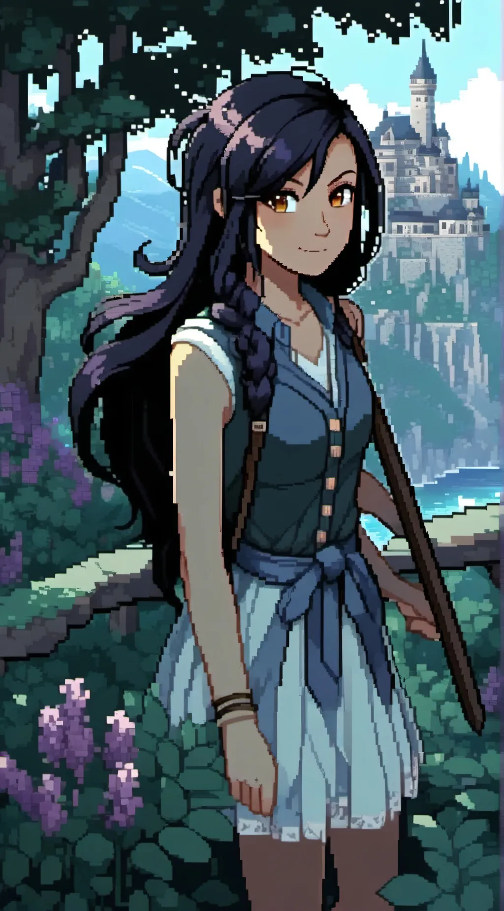 ai character: Aphmau  background