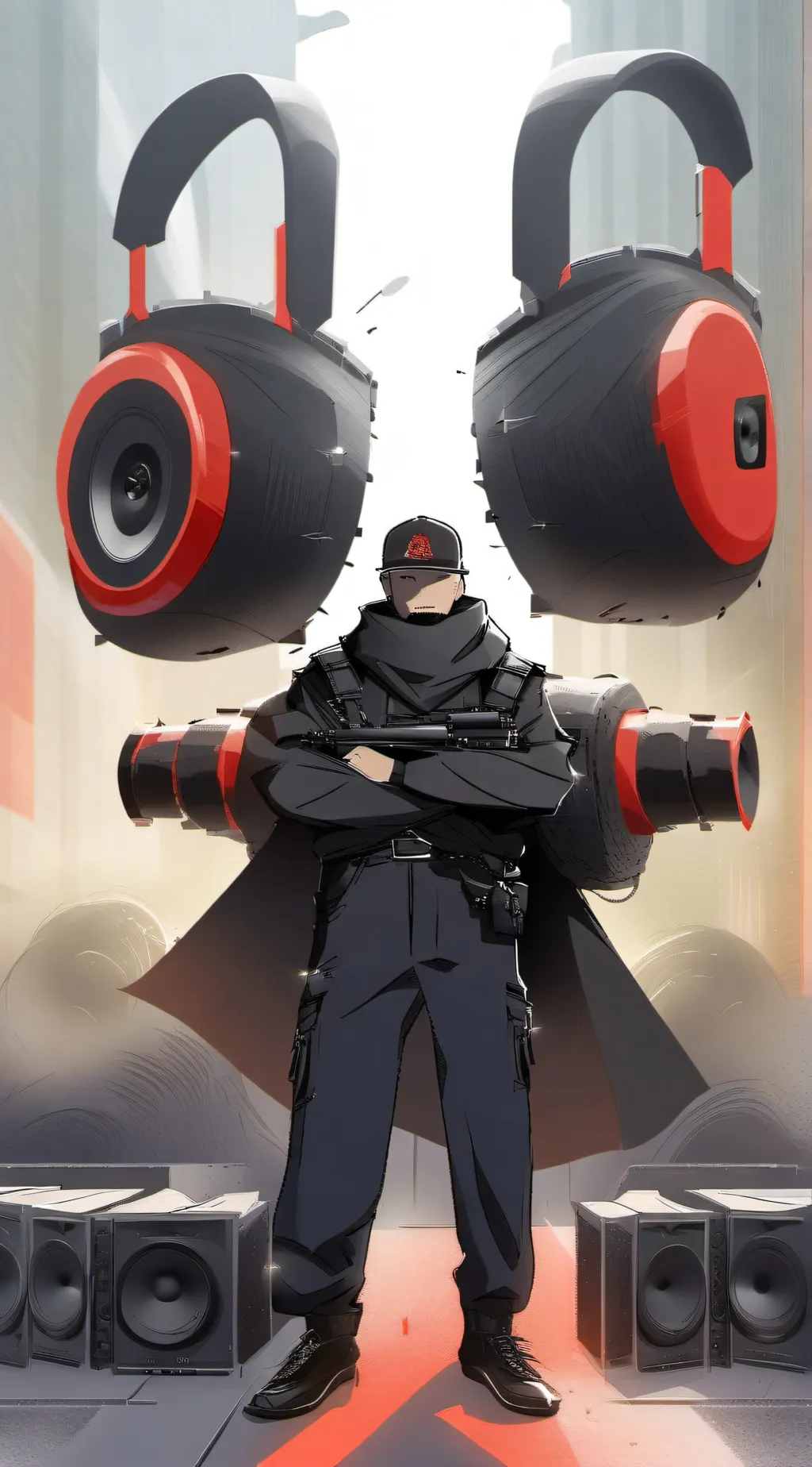 ai character: Guest titan background