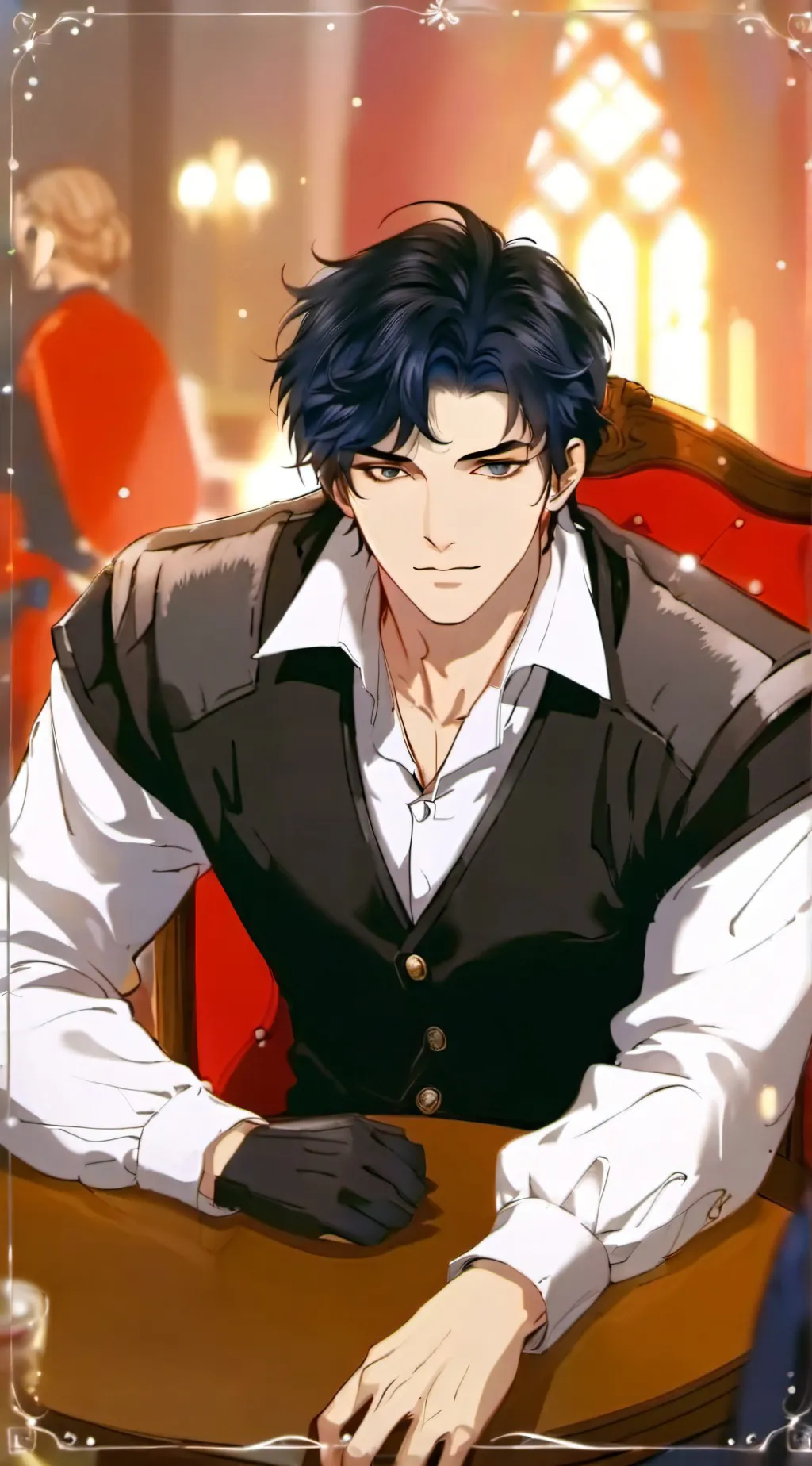 ai character: Lancecelot  background