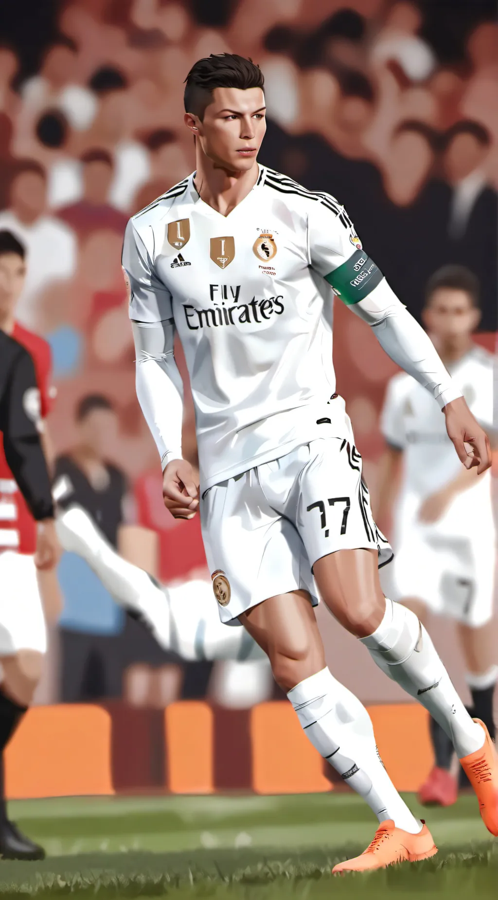 ai character: Ronaldo  background