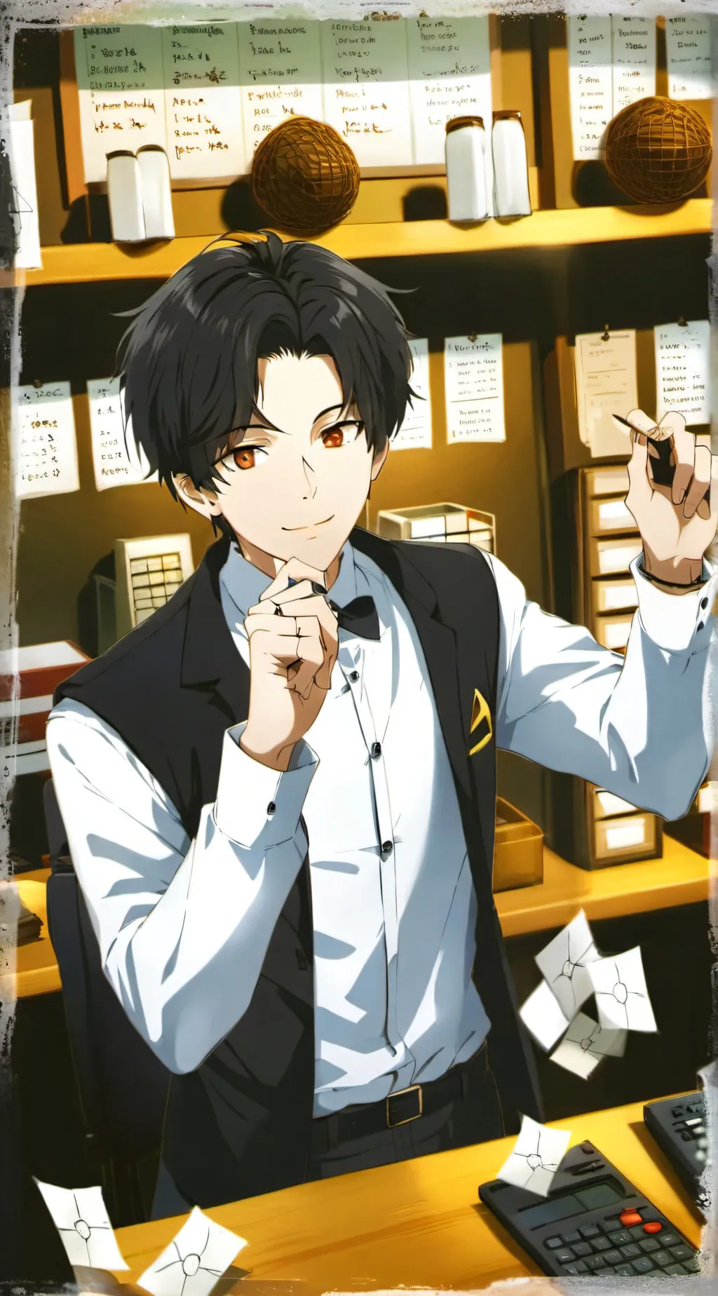 ai character: Busk background