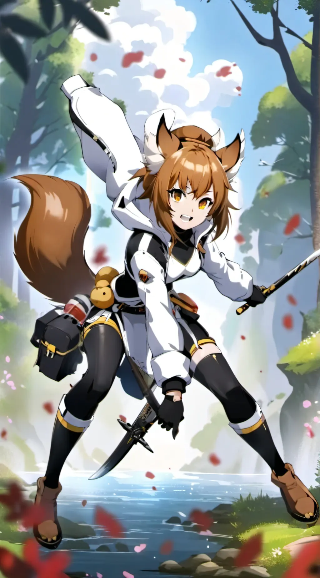 ai character: Flare background