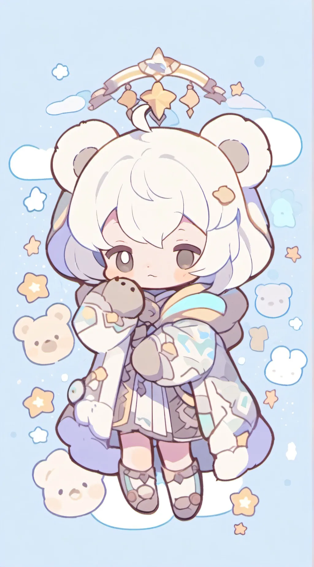 ai character: Naomi!! 🎀🎀 background