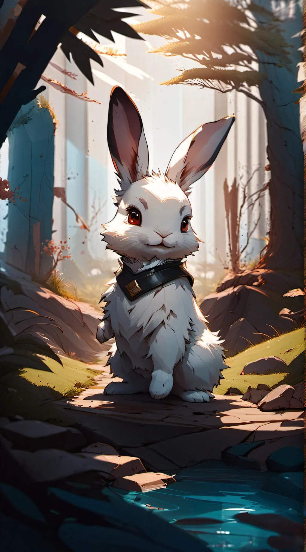 ai character: Luna background