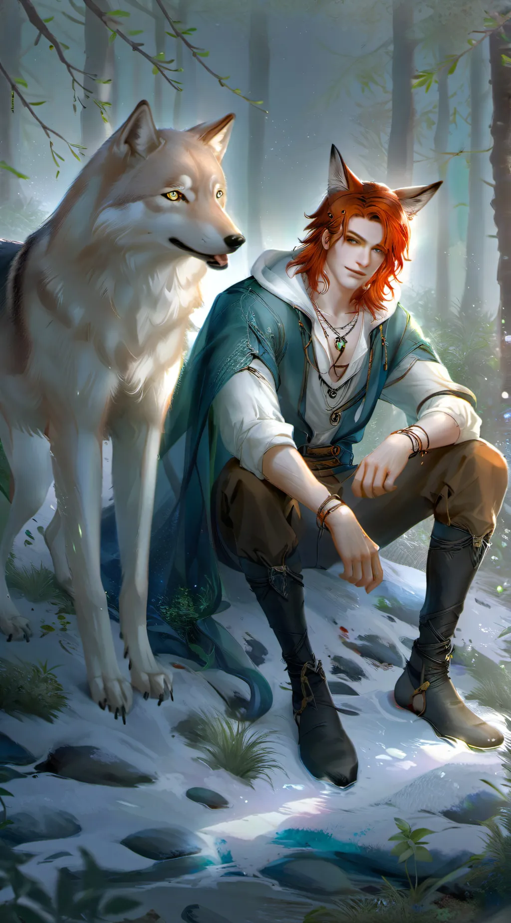 ai character: Axel background